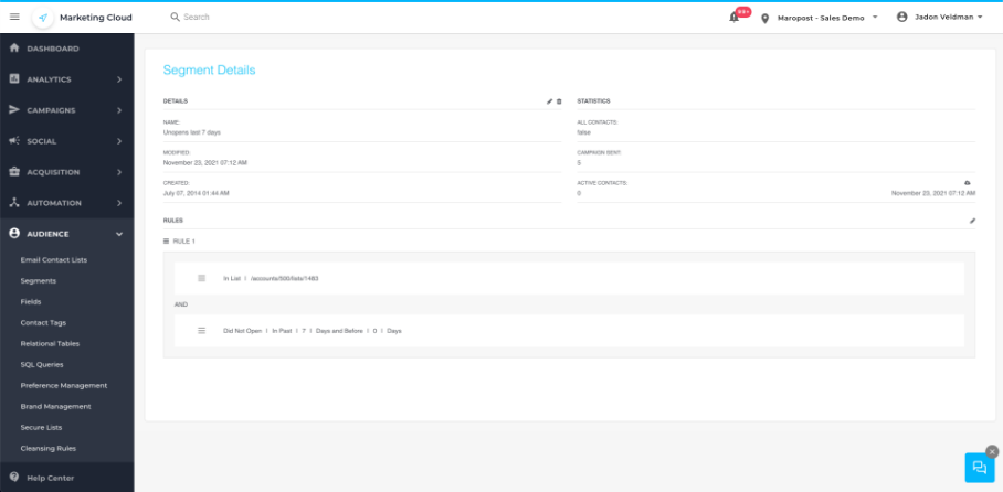 Segment Builder